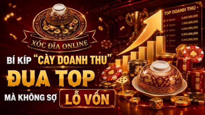 Bí Kíp "Cày Doanh Thu" Đua Top Sảnh Xóc Đĩa Live Casino Không Sợ Lỗ Vốn