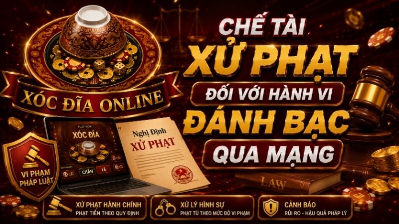 Chế Tài Xử Phạt Đối Với Hành Vi Đánh Bạc Qua Mạng (2026)