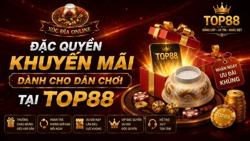 Đặc Quyền Khuyến Mãi Dành Cho Dân Chơi Tại TOP88