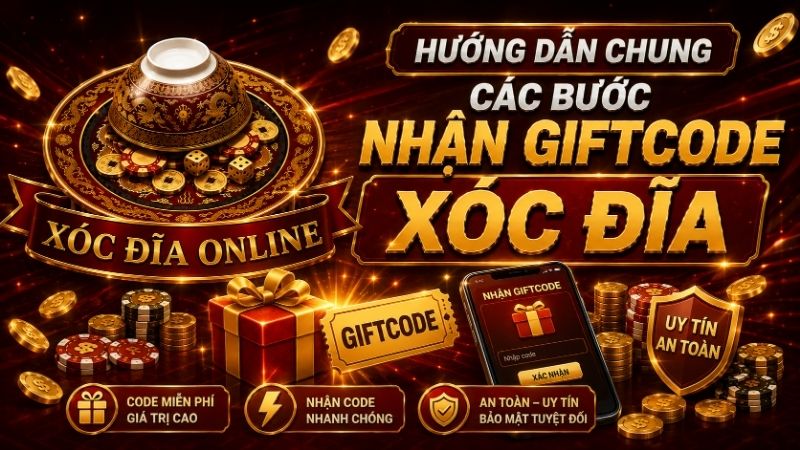 Hướng Dẫn Chung Các Bước Nhận Giftcode Xóc Đĩa