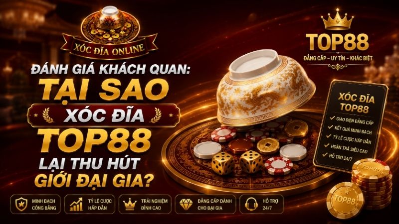 Tại Sao Xóc Đĩa TOP88 Lại Thu Hút Giới Đại Gia?