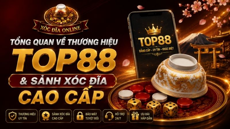 Tổng Quan Về Thương Hiệu TOP88 & Sảnh Xóc Đĩa Cao Cấp