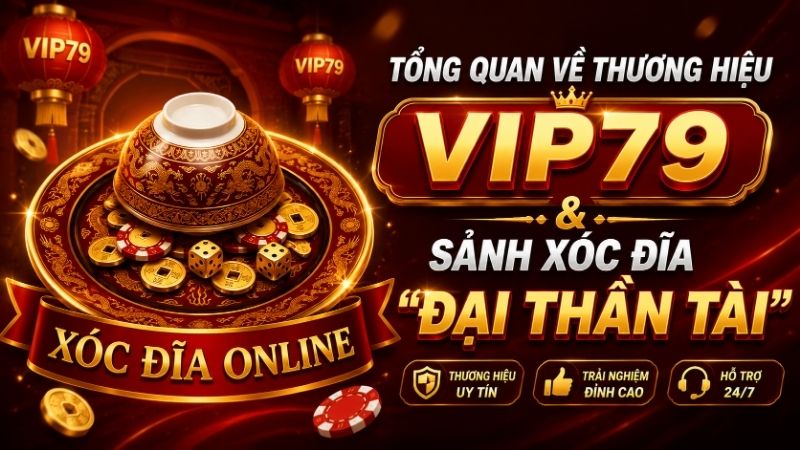 Tổng Quan Về Thương Hiệu VIP79 & Sảnh Xóc Đĩa "Đại Thần Tài"